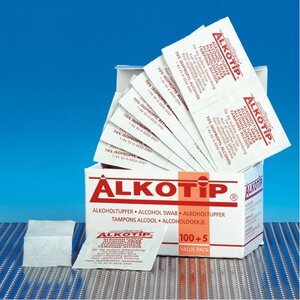 alkotip alcohol wipes (100+5 pieces)