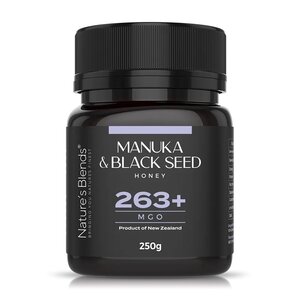 Manuka &amp; Zwarte Zaad Honing (MGO 263+) &ndash; Krachtige Natuurlijke Voeding - BINNENKORT OP VOORRAAD)