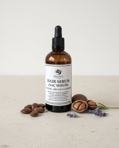 Hair serum with Koudgeperste Castor, Argan &amp; Lavender