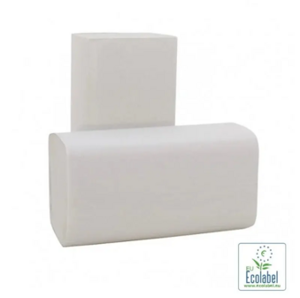Handdoekpapier V-fold recycled  naturel tissue 2 laags - 3800 doekjes 